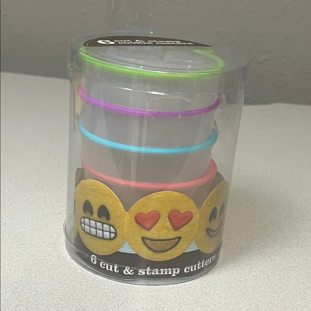 Emoji Cookie Cutters Set - Multicolor